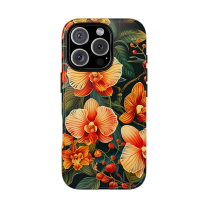 Floral Phone Case - Tough Cases, Protective Cover, Gift for Her, Smartphone Accessory, Floral Design, Nature-Inspired