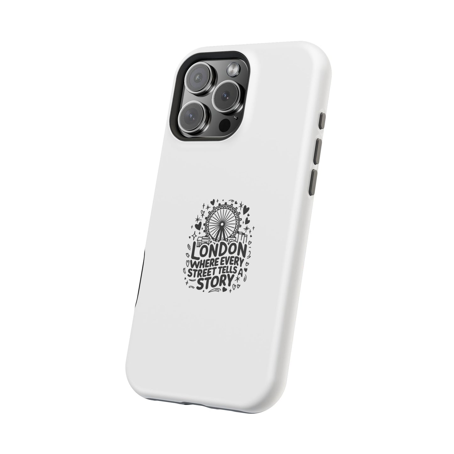 London Story Magnetic Tough Case - Unique Design for Travel Lovers