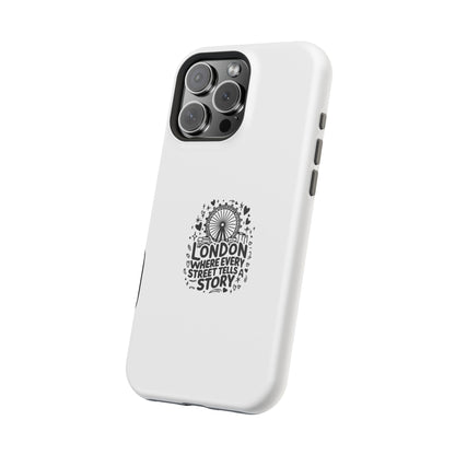 London Story Magnetic Tough Case - Unique Design for Travel Lovers