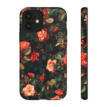 Floral Phone Case - Elegant Floral Design, Tough Protective Case, Perfect Gift for Her, Trendy Phone Accessories, Mother’s Day, Birthday