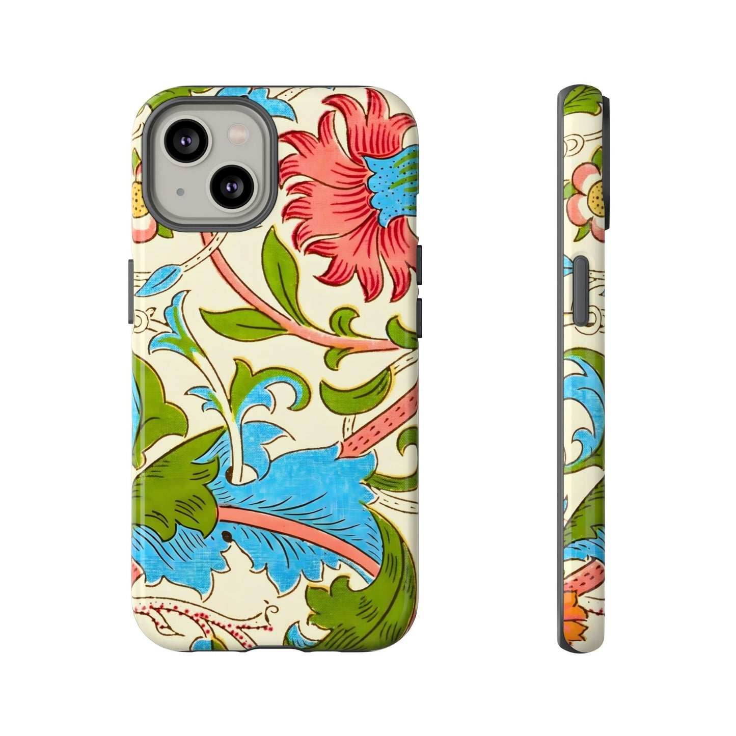 Tough Floral Phone Case - Artistic Smartphone Cover, Floral Print Gift, Protective Case | For Nature Lovers, Stylish Accessory, Phone [...]