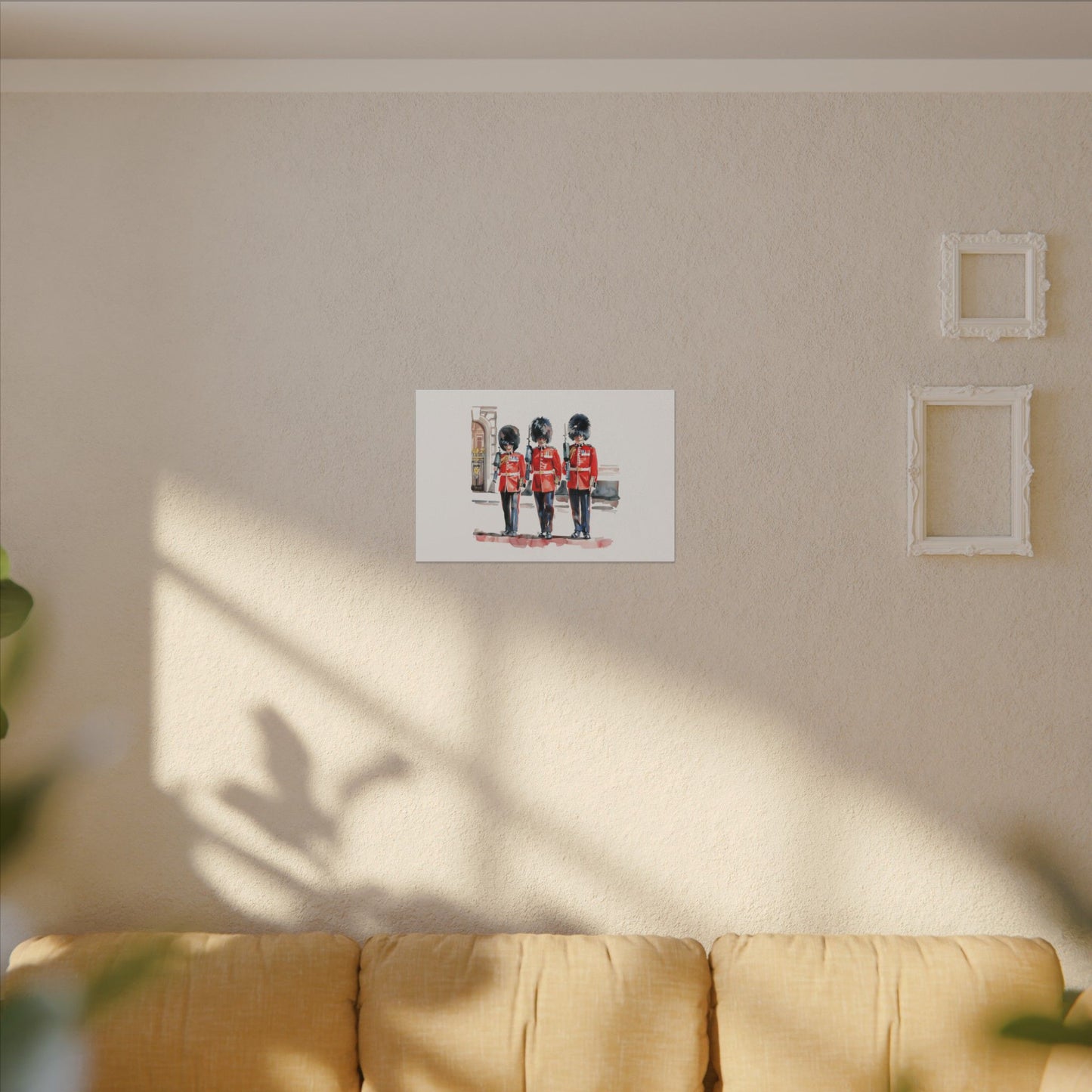 Royal Guards Canvas Print, British Wall Art, Home Decor, Unique Gift, London Culture