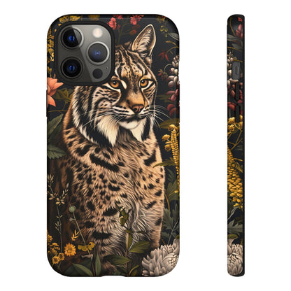 Wildlife Phone Case with Lynx Design, Tough Cases, Animal Lovers Gift, Nature Inspired Accessories, Unique Tech Protection