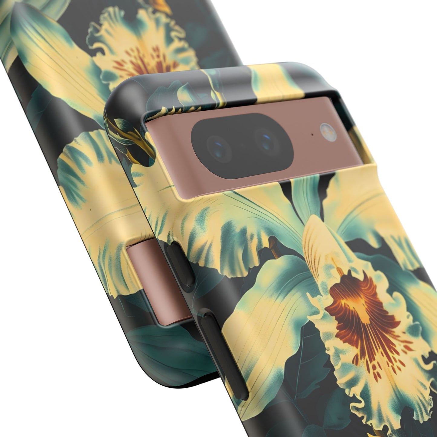 Floral Phone Case - Tough Cases with Orchid Design, Durable Smartphone Cover for Nature Lovers, Floral Gift for Her, Botanical [...]