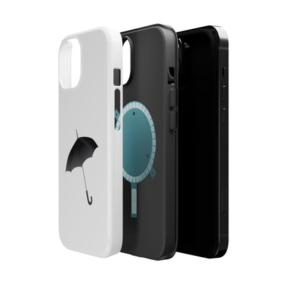 Stylish Magnetic Tough Cases with Umbrella Design, Custom Phone Cases, Durable Cell Phone Covers, Unique Gift Ideas, Rainy Day Accessories