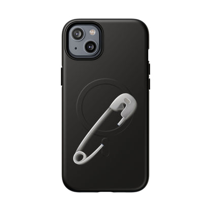 Tough Magnetic Phone Case featuring Safety Pin Design, Stylish Protector for iPhone, Unique Gifts for Friends, Trendy Mobile Cover, [...]