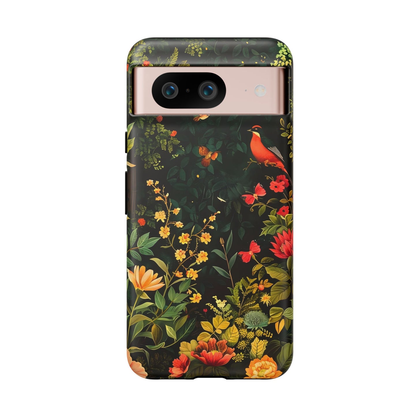 Floral Tough Phone Case, Nature-Inspired Design, Ideal for Garden Lovers, Gift for Birthdays, Christmas, Eco-Friendly Accessory