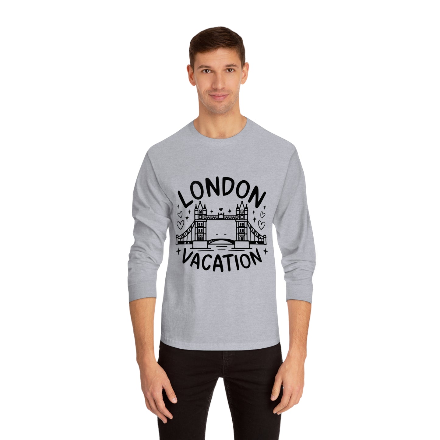 Unisex Classic Long Sleeve T-Shirt - London's Vacation