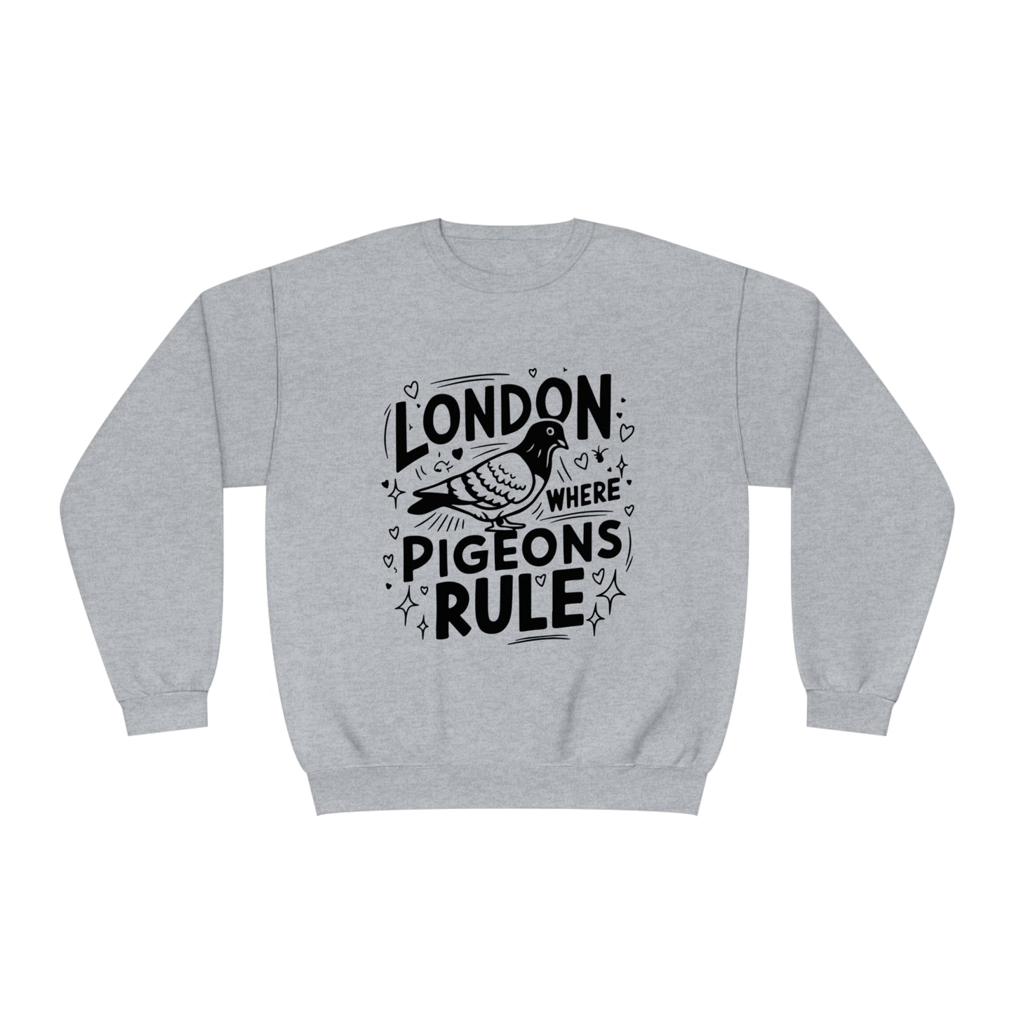 Unisex NuBlend® Crewneck Sweatshirt - Pigeons rule in London