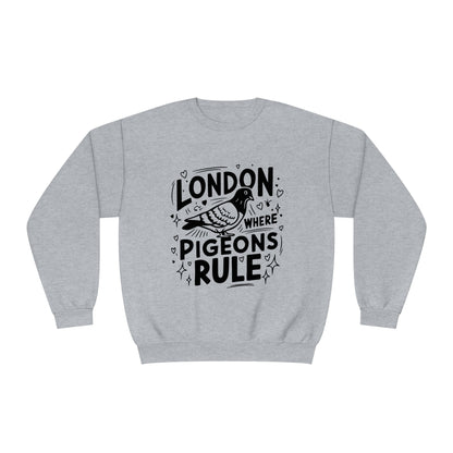 Unisex NuBlend® Crewneck Sweatshirt - Pigeons rule in London