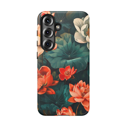Flower Phone Case, Floral Phone Cover, Tough Case for Floral Lovers, Gift for Her, Stylish Tech Accessories