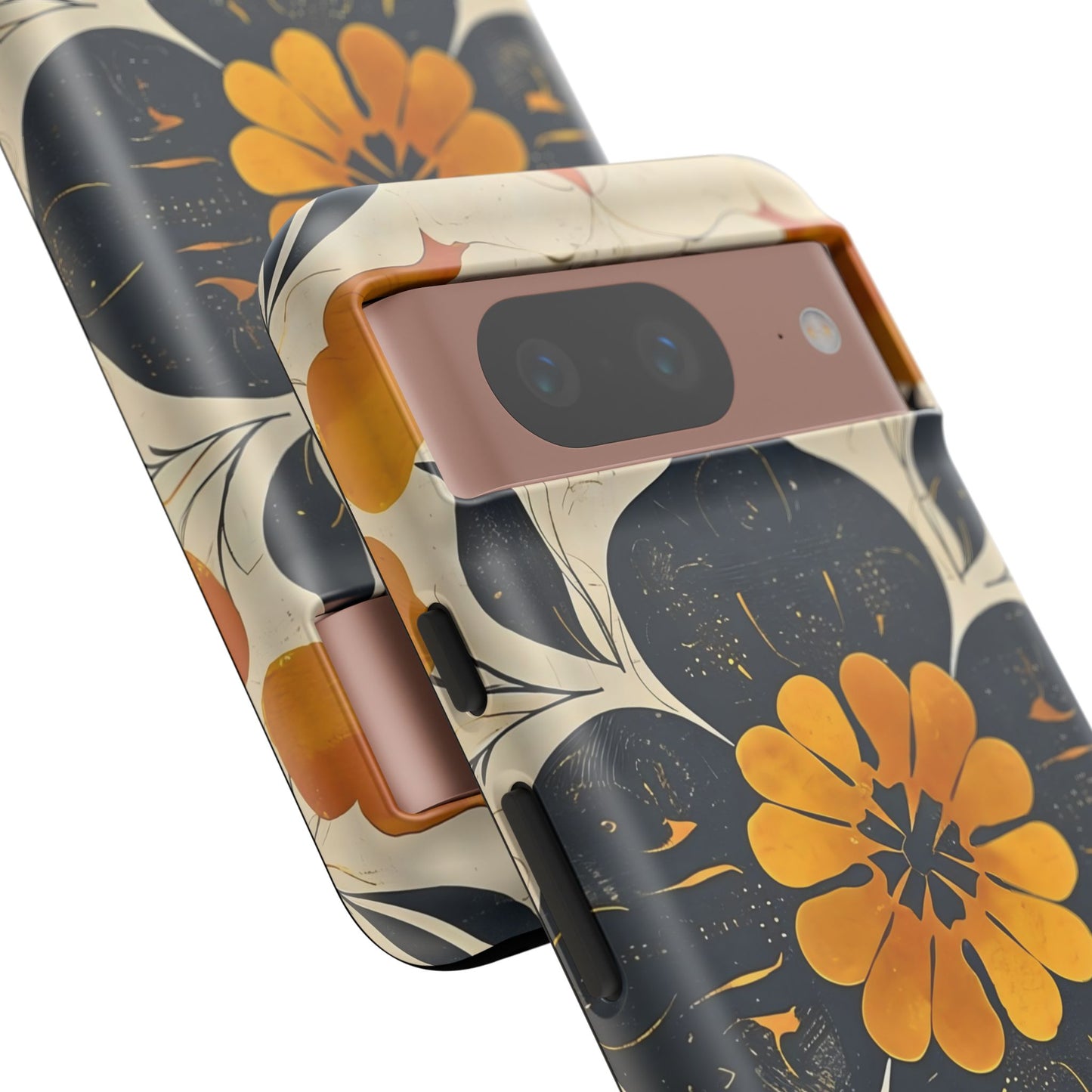 Floral Phone Case - Tough Cases, Botanical iPhone Cover, Vintage Flower Design, Durable Smartphone Protection, Unique Gift Idea