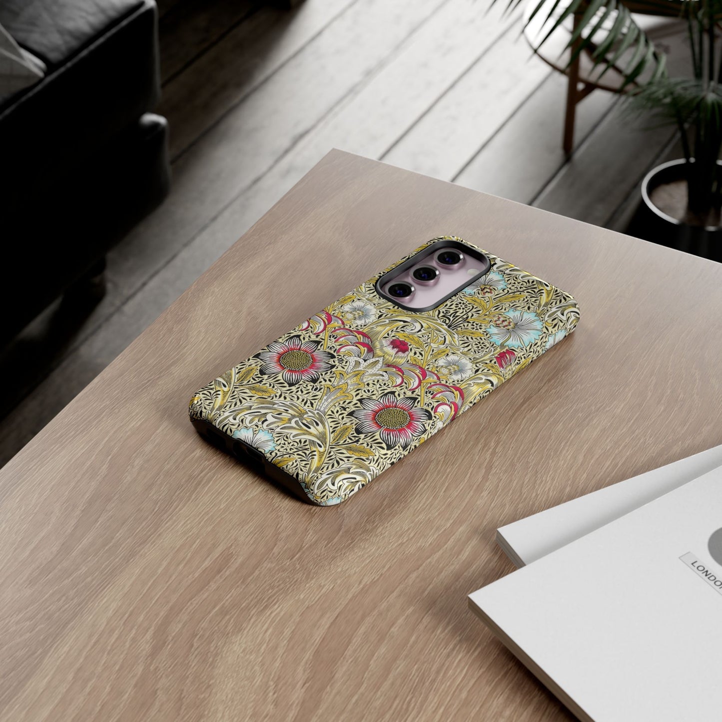 Floral Phone Case - Tough Cases, Floral Design, Stylish, Protective, Unique Gift for Her, Phone Accessories