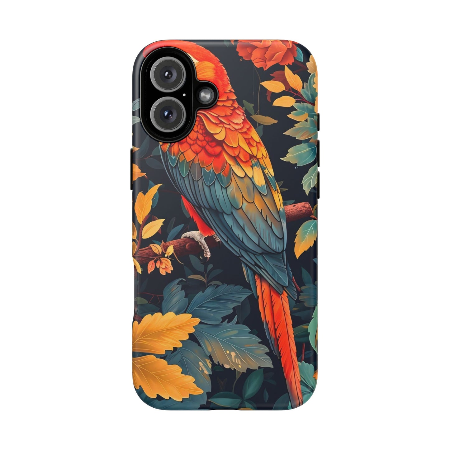 Vibrant Parrot Phone Case - Tough, Stylish, Nature-Inspired, Tropical, Wildlife, Perfect Gift, Summer Vibes