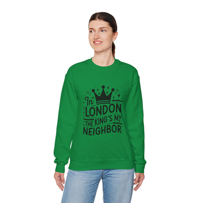 Unisex Heavy Blend™ Crewneck Sweatshirt - King is my Neighbour in London