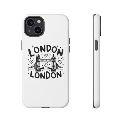 Love London Bridge Phone Case, Tough Cases for London Lovers, Cute Protection, Travel Gift, Phone Accessory, Design with Love