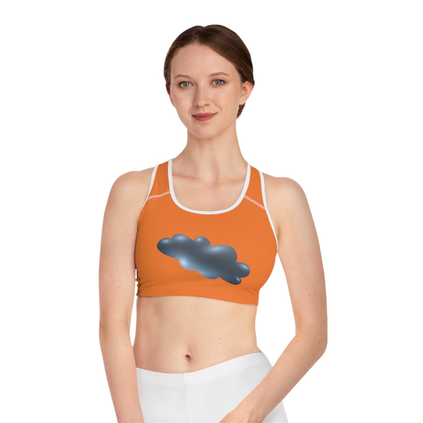 Sports Bra for Active Lifestyle - Serene Cloudscape - Dreamy Cloud Design