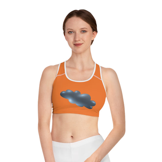 Sports Bra for Active Lifestyle - Serene Cloudscape - Dreamy Cloud Design