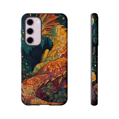 Dragon Art Phone Case, Tough Phone Cover, Fantasy Gift, Unique Mobile Accessory, Dragon Lover Gift, Stylish Protection