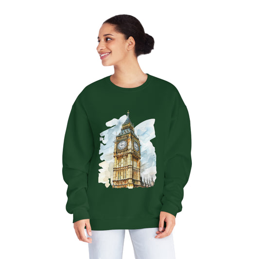 Unisex NuBlend® Crewneck Sweatshirt - The Iconic Clock Tower