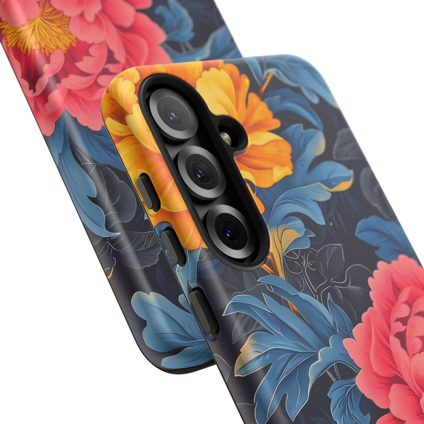 Floral Phone Case, Tough Cases, Stylish Mobile Cover, Gifts for Her, Phone Accessories, Unique Flower Design