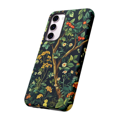 Floral iPhone Case, Nature Inspired Tough Case, Botanical Phone Cover, Eco-Friendly Gift, Unique Floral Design