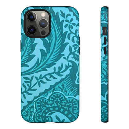 Protective Phone Case with Elegant Teal Design, Tough Cases, Floral Phone Cover, Stylish Smartphone Protection, Gifts for Her, Trendy [...]