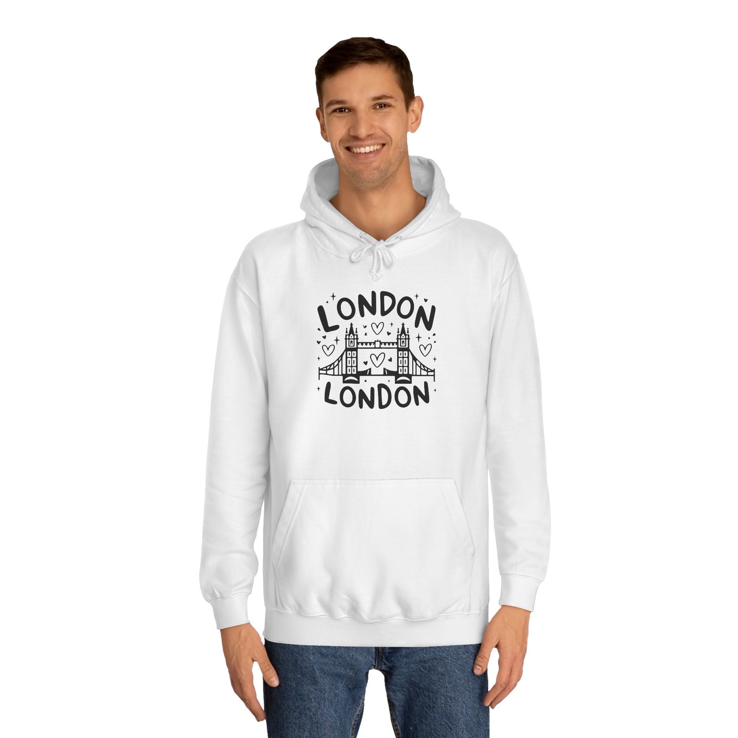 Unisex College Hoodie - Adorable London