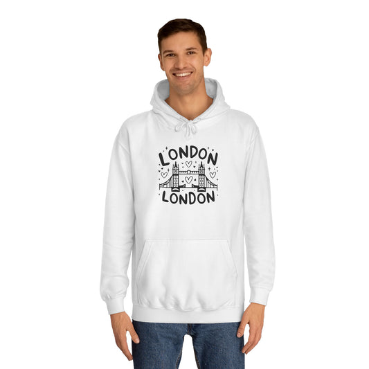 Unisex College Hoodie - Adorable London