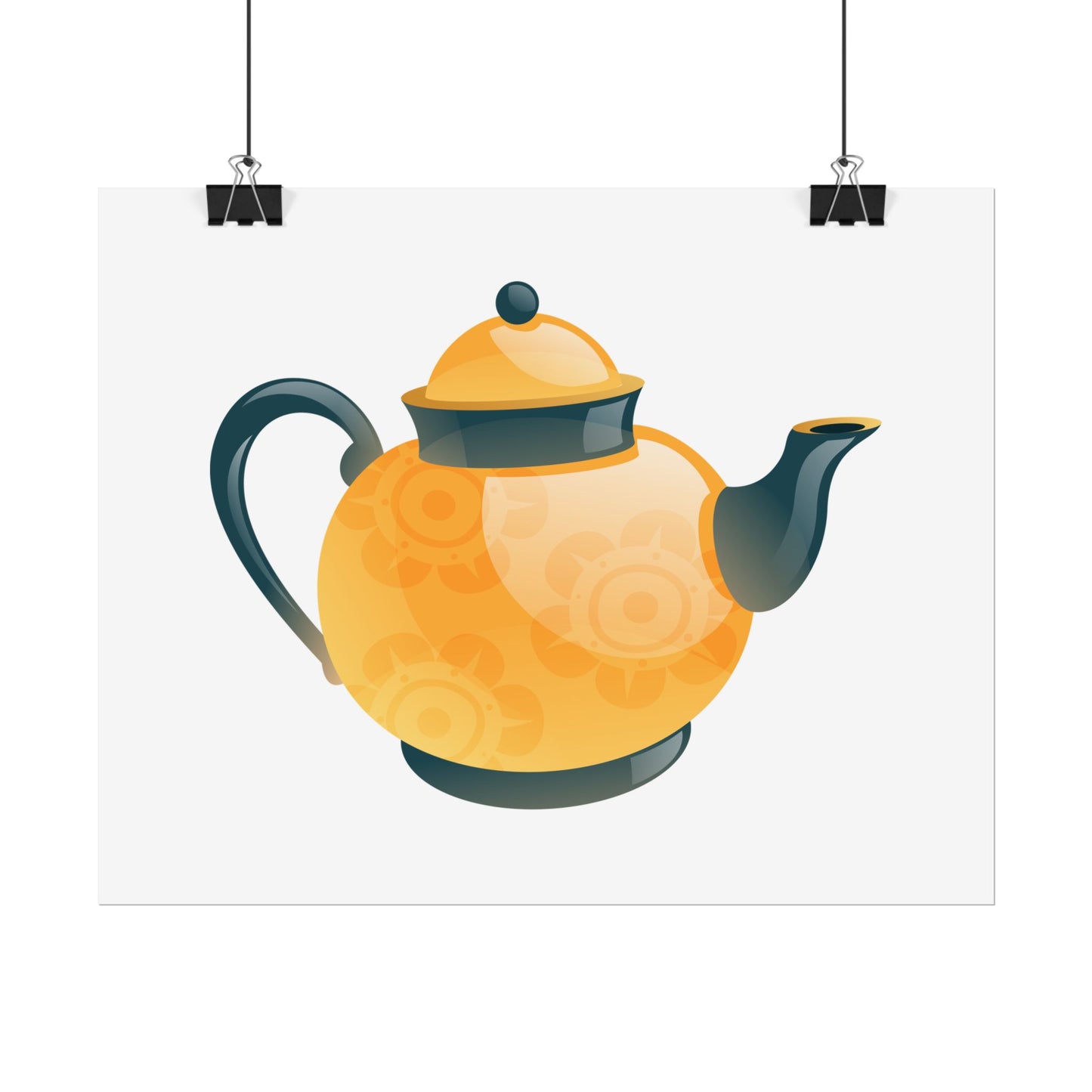 Vintage Tea Pot Rolled Posters