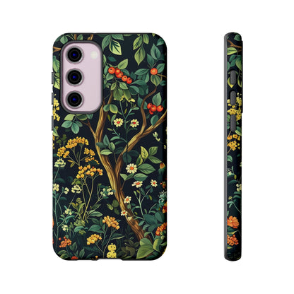Floral iPhone Case, Nature Inspired Tough Case, Botanical Phone Cover, Eco-Friendly Gift, Unique Floral Design