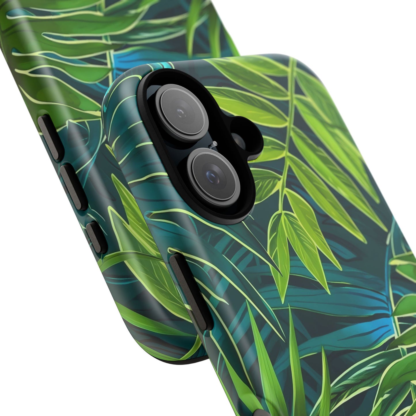 Tropical Phone Case - Durable Green Leaf Design, Eco-Friendly Gift, Trendy Accessory, Nature Lover's Case, Summer Vibes