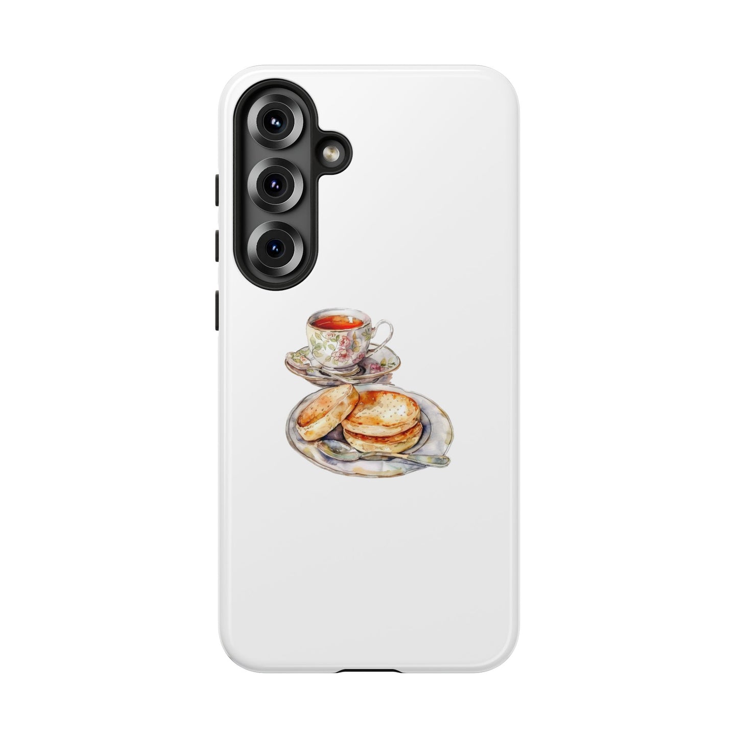 Elegant Tea & Cookies Phone Case - Tough Cases for Tea Lovers
