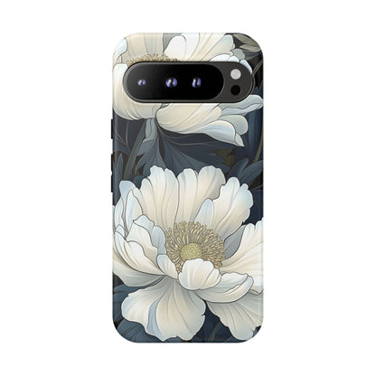 Elegant Floral Phone Case, Floral iPhone Cover, Flower Art Phone Case, Eco-Friendly Mobile Protection, Tough & Stylish Phone Case