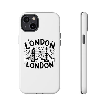 Love London Bridge Phone Case, Tough Cases for London Lovers, Cute Protection, Travel Gift, Phone Accessory, Design with Love