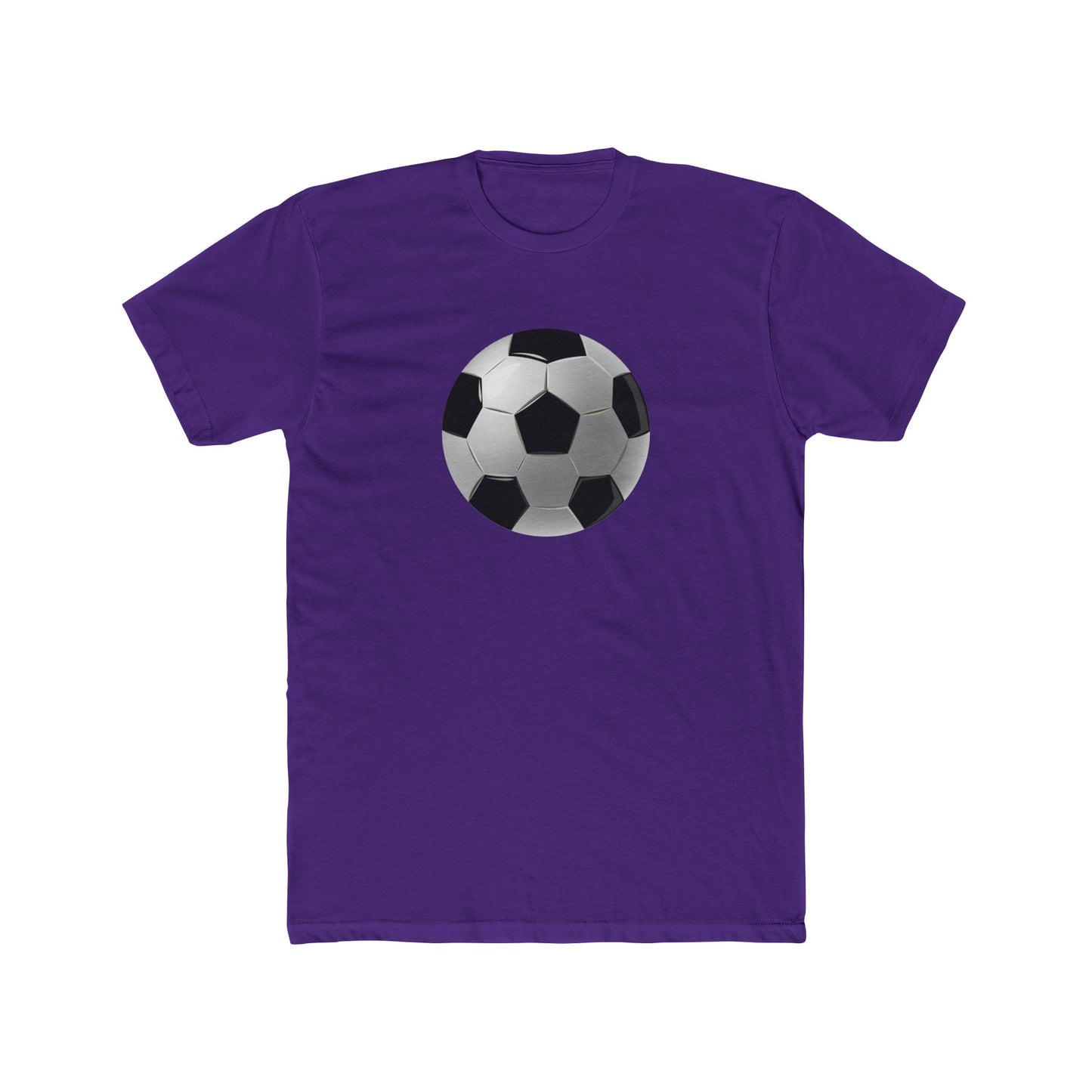 Dynamic Football Design - Sports Passion and Energetic Unisex Cotton Crew Tee