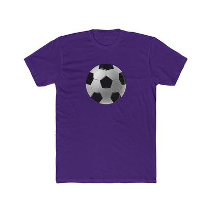 Dynamic Football Design - Sports Passion and Energetic Unisex Cotton Crew Tee