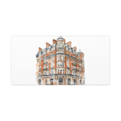 Artistic Matte Canvas Print of Historic Building, Wall Art Decor, Home Interior, Unique Gift, Fine Art, Architecture Lover, Urban Design