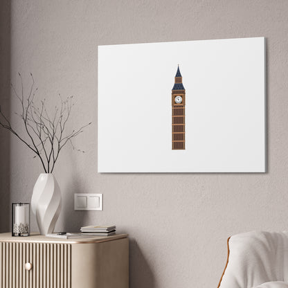 Big Ben Canvas Wall Art, Modern Home Decor, London Decor, Gift for Travel Lovers, Office Wall Art, Minimalist Art Print
