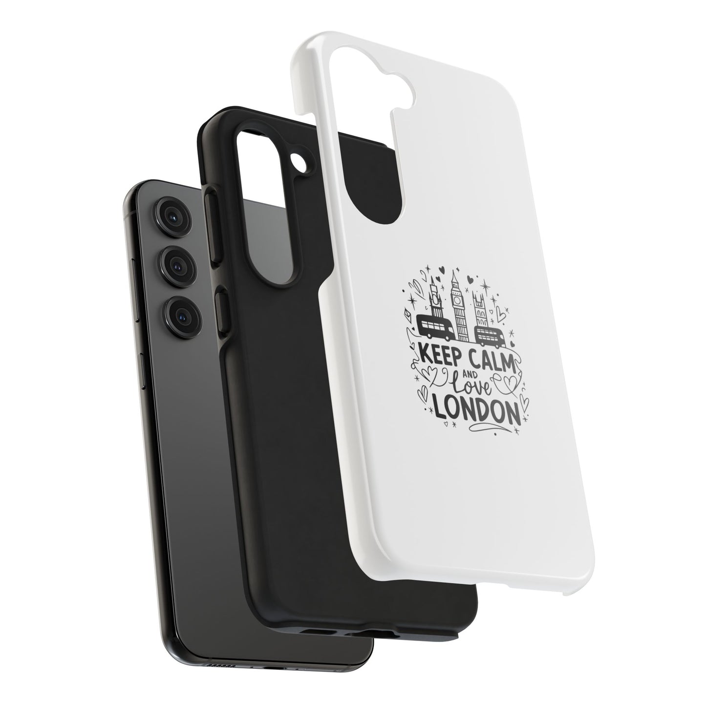 Keep Calm and Love London Tough Phone Case - Stylish Protection for London Lovers