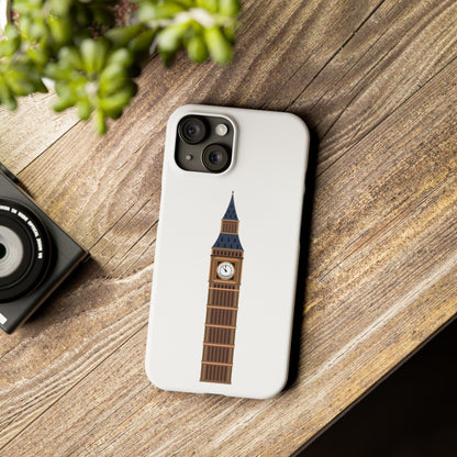 London Big Ben Slim Phone Cases, Unique Phone Covers, Cute Gifts for Travelers, Modern Decor, Fun Souvenirs