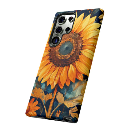 Sunflower Phone Case - Floral Design for Nature Lovers, Cute Spring Accessory, Gift for Her, Eco-Friendly Cover