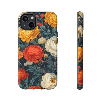 Floral Tough Case for Phones | Durable Floral Phone Cover, Boho Chic, Unique Gift for Her, Phone Protection, Flower Design