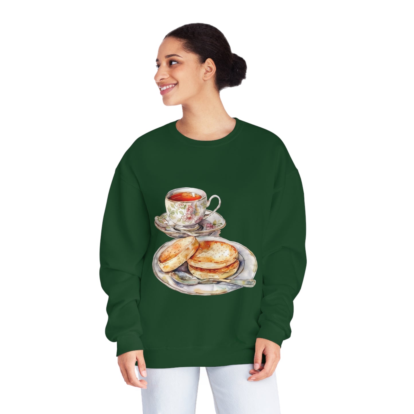 Unisex NuBlend® Crewneck Sweatshirt - A Taste of the Crown - British Royal Food Heritage