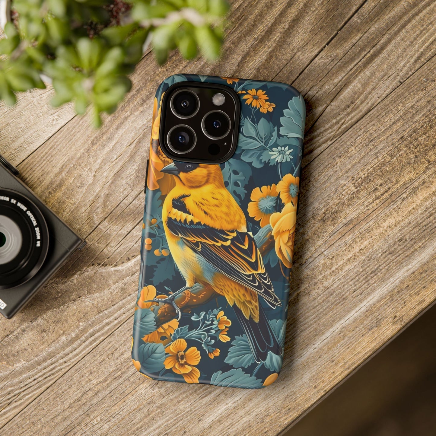 Colorful Bird Phone Case, Floral Tough Phone Cover for Bird Lovers, Eco-Friendly Mobile Shell, Gift for Nature Enthusiasts, Custom [...]