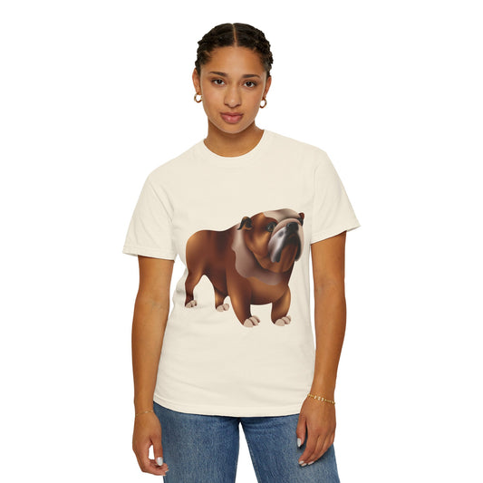 Unisex Garment-Dyed T-shirt - Lovely British Dog