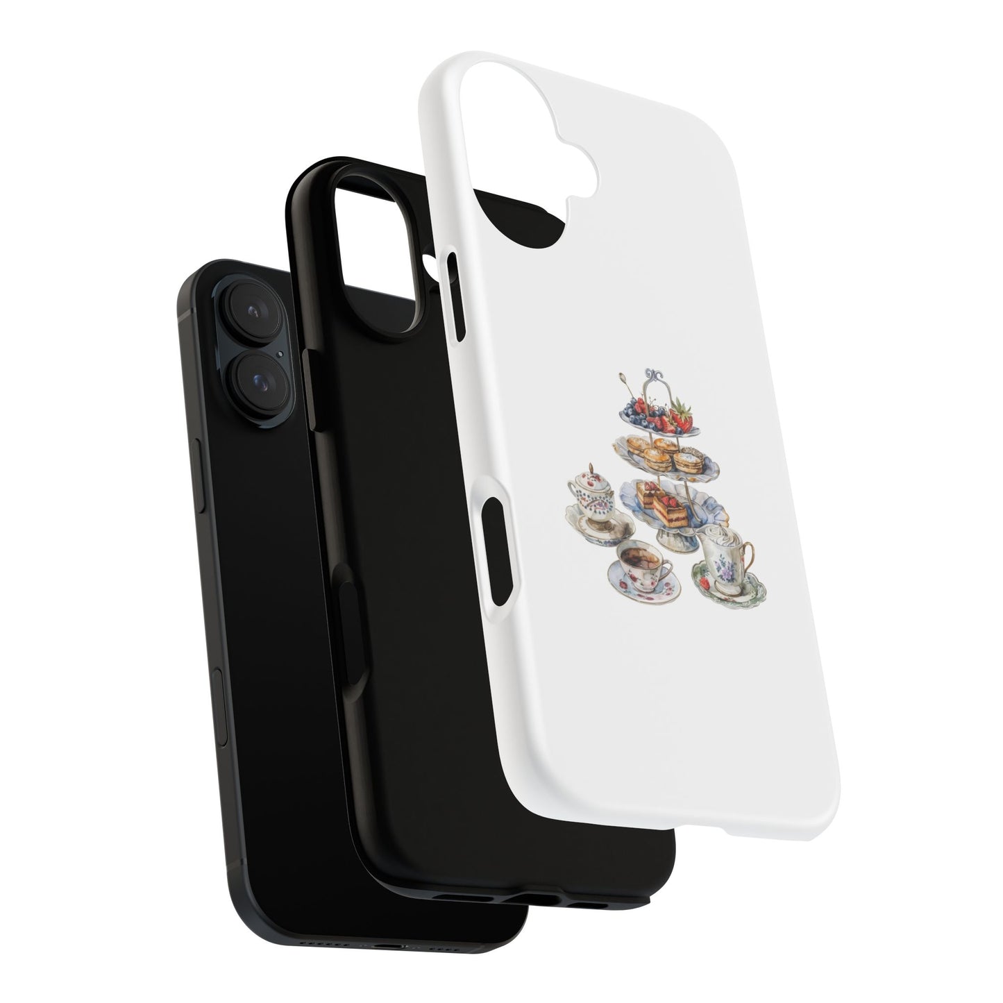 Chic Tea Party Phone Case - Stylish Tough Cases for Tea Lovers
