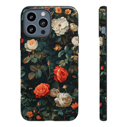 Floral Phone Case | Tough Cases with Elegant Design | Gift for Her, Mother's Day, Birthdays, Personalized, Trendy Tech Accessories