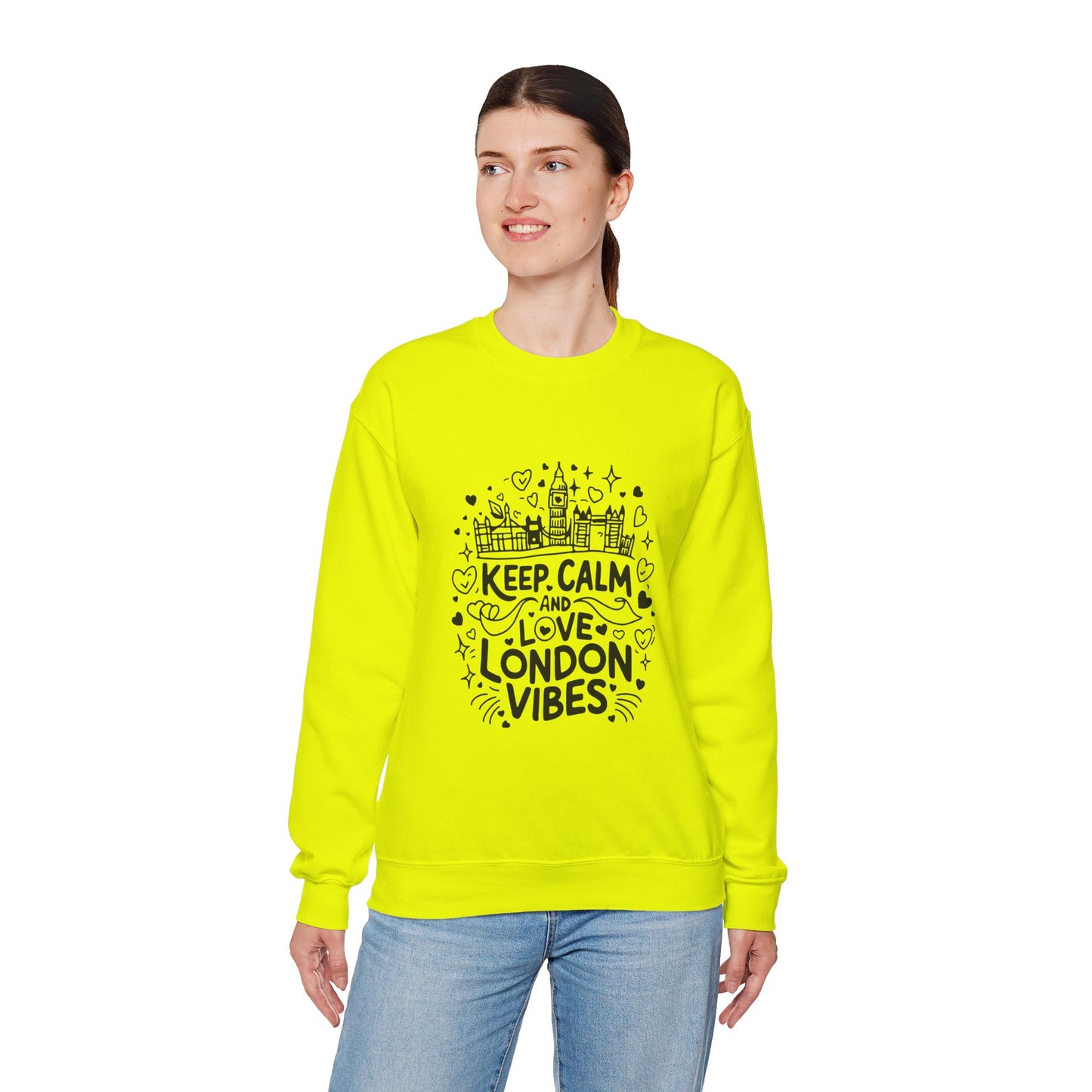 Unisex Heavy Blend™ Crewneck Sweatshirt - Trendy and Calm London Vibes