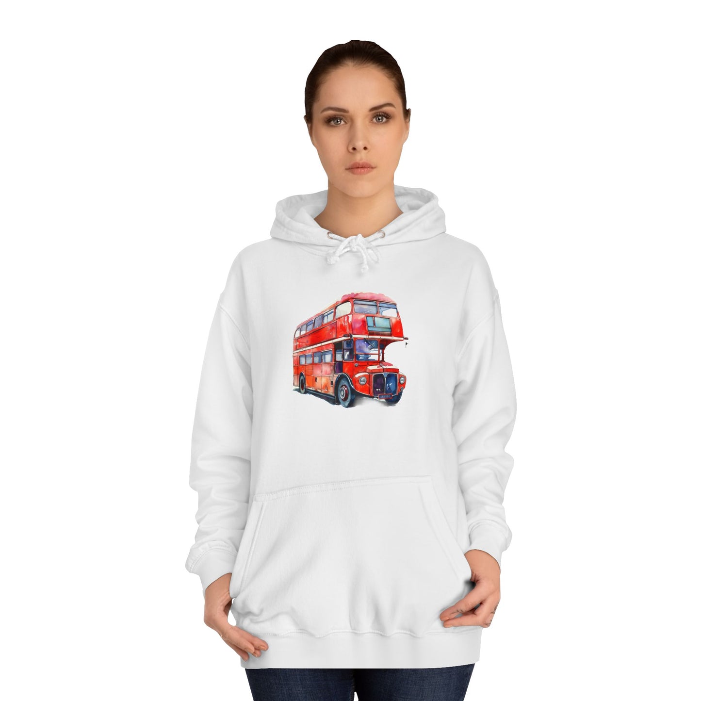 Unisex College Hoodie - London’s Pride - The Double-Decker Tradition